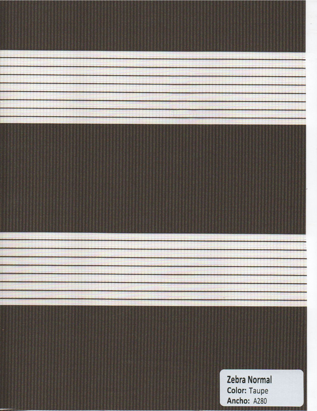 Zebra Normal Taupe